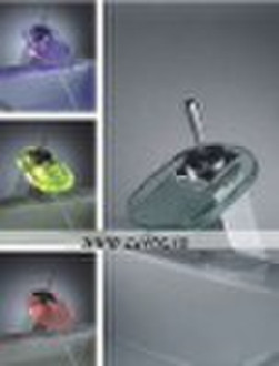 LED waterfall basin faucet