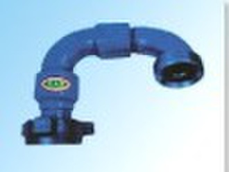 Movable bend fitting of high pressure