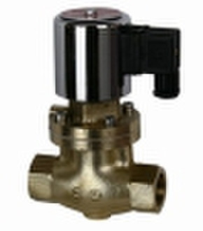 Zero pressure steam solenoid valves