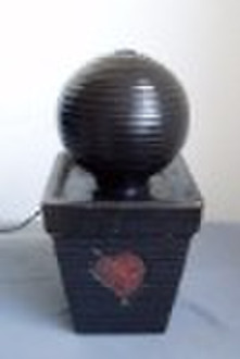 Keramik-Brunnen mit runder Ball