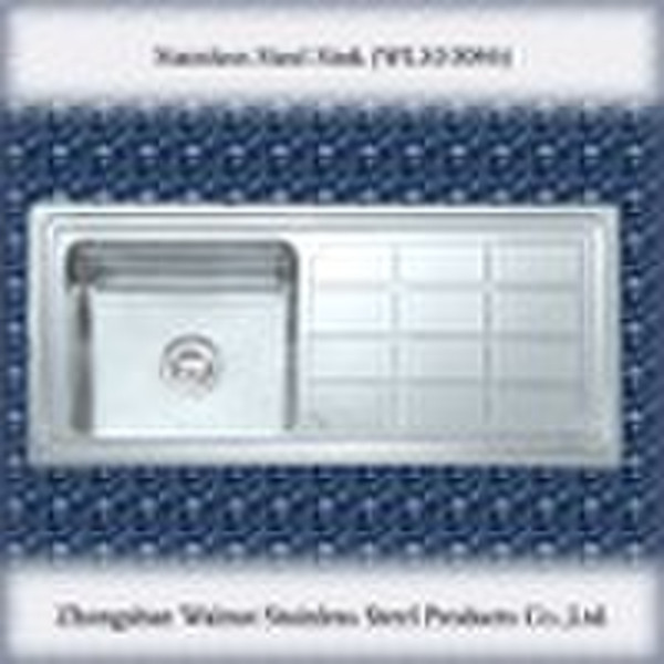 stainless steel kitchen sink-NEW DESIGN (WLS10046)