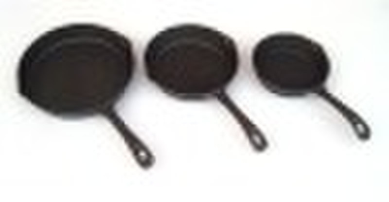 Cast iron cookware fry pan