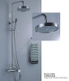 Single lever shower panel