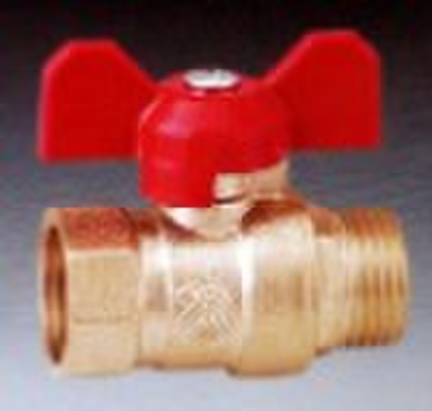 216 brass ball valve(butterfly handle)