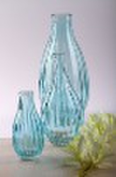 Color glass vases set, Flower vase