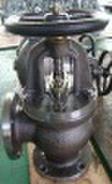 JIS F 7312C Marine Cast Steel 5kg/cm2 angle valve