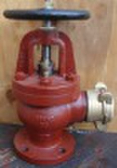 JIS F 7333B marine cast iron hose angle valve