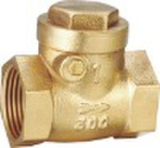 brass swing check valve