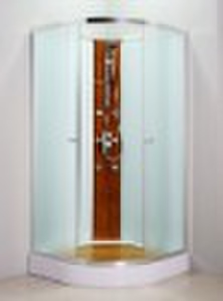 Completed glass shower room