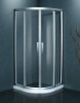 Tempered glass shower cabin