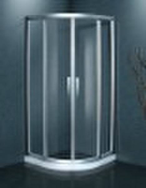 Tempered glass shower cabin