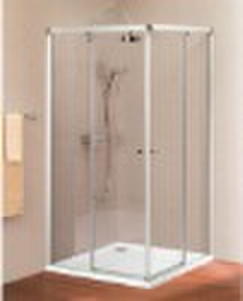 Tempered glass simple shower room