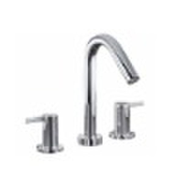 dual handles kitchen faucet