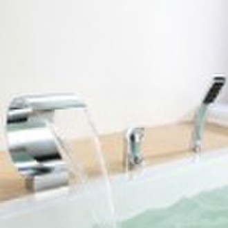 brass waterfall bathroom bathtub faucet