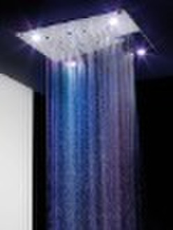 water power waterfall round/square LED light showe