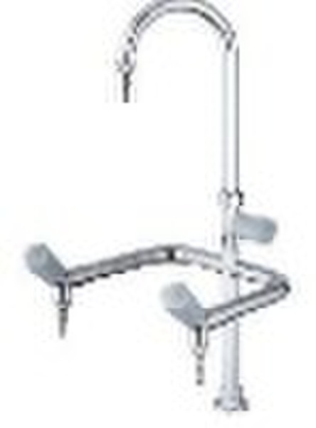 Triple Outlet Stainless Steel Faucet