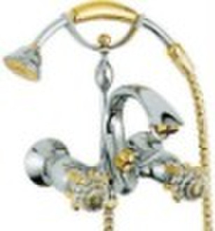 wall mounted kitchen basin shower faucet