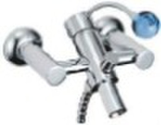 single lever wall mounted wash basin faucet