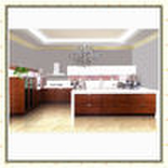 AK18 American walnut wood kitchen cabinet