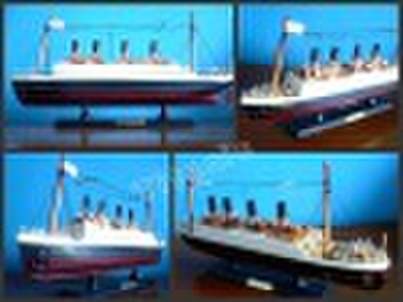 Hot sale wooden ship model(Titanic)