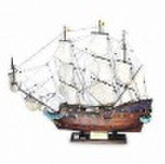 Hot art souvenir wooden ship model