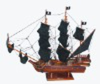 Hot MORGAN'S GALLEON-1770 wooden ship craft