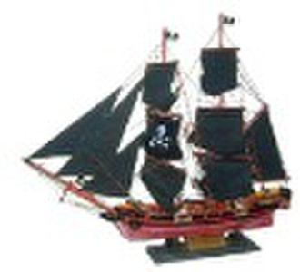 Hot wooden ship modeling