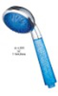 Temperature detectable LED shower head