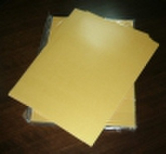 Golden card paper