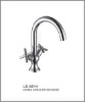 Two-handle basin mixer