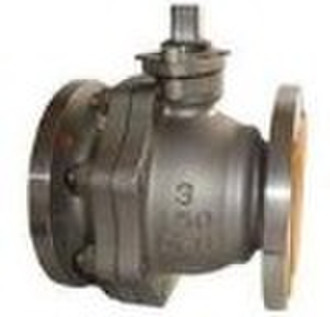 API two piece flange ball valve