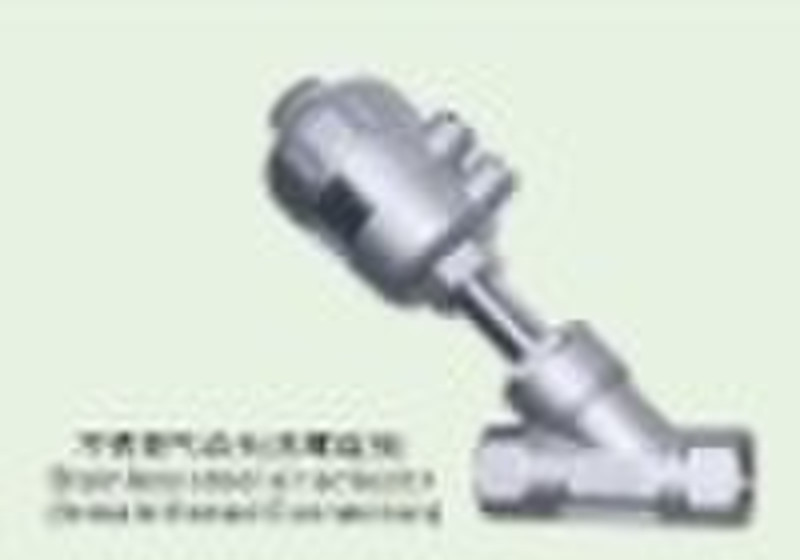 Pneumatic stainless steel Angle valve end threaed