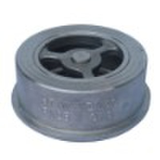 wafer carbon steel double disc check valve