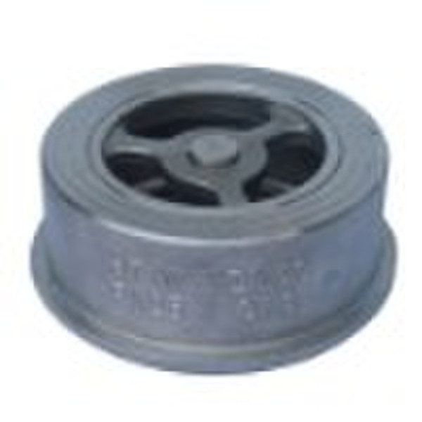 wafer carbon steel double disc check valve