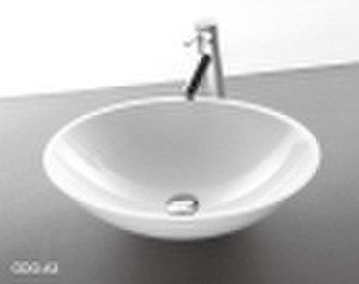 pure white washbasin