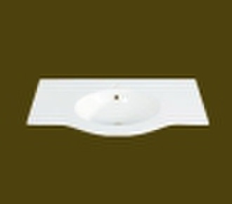 pure white washbasin