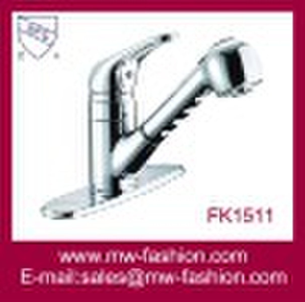 certificated single lever pull out mixer