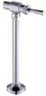 Push type urine flush valve