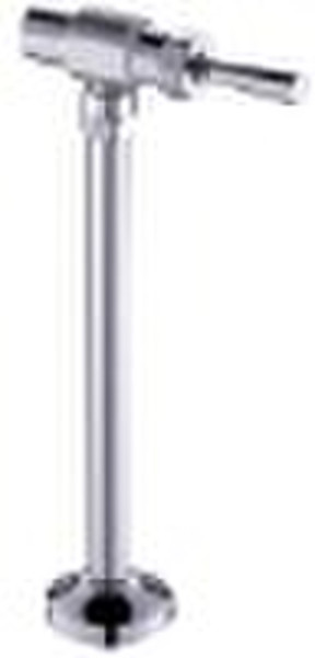 Push type urine flush valve