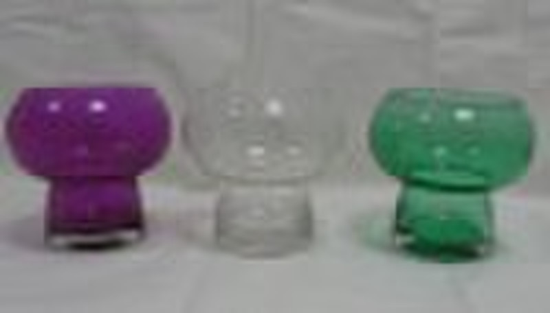 XTY-GCH-131 Heimtextilien Kerzenhalter aus Glas wi