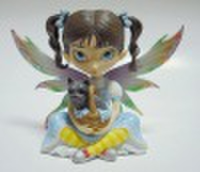 Polyresin fairy figurine craft