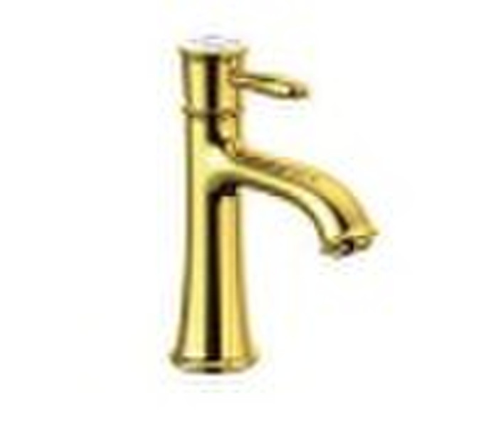 Single-lever basin mixer(Gold)