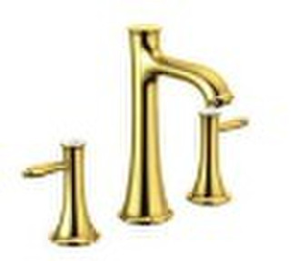 Three-hole basin mixer(Gold)