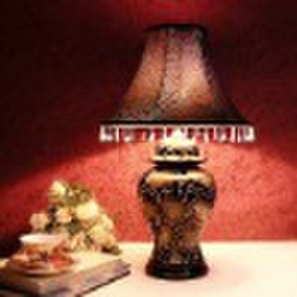 Lampe Tischlampe Porzellan-Lampen-Beleuchtung Kunst Lampe