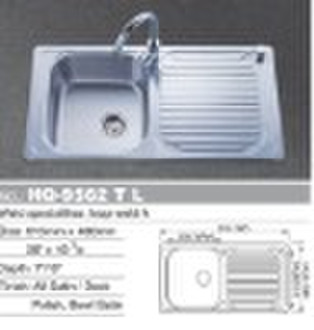 single stainless steel sink  (HQ-9562T)