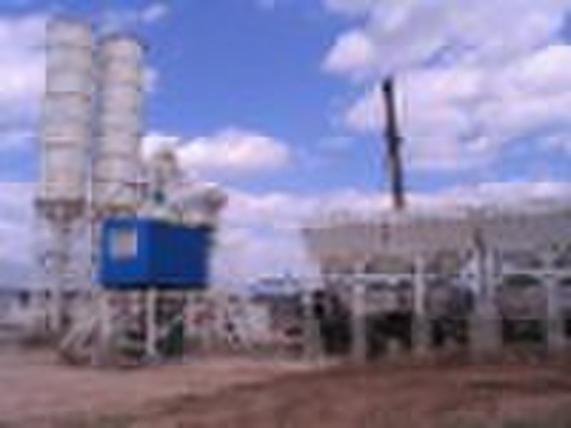 HZS75 concrete mixing plant