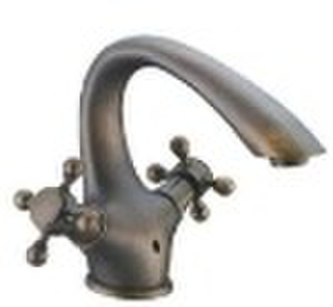 6910A brass antique basin faucet