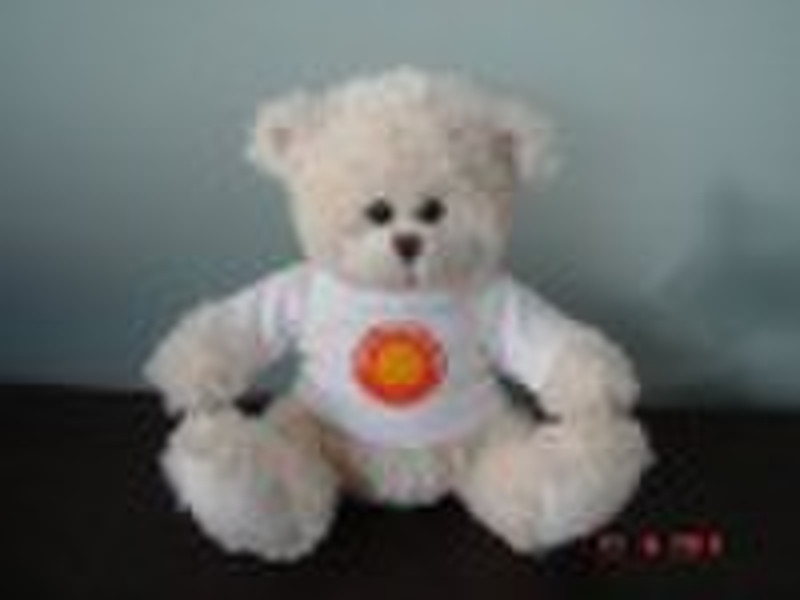 plush teddy bear with Tshirt