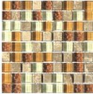 CRYSTAL GLASS & STONE MOSAIC-FT-704