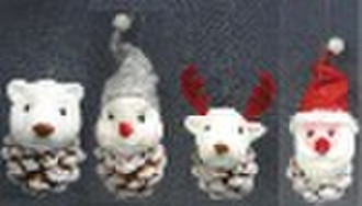 圣诞节的装饰品(北极熊，雪人的圣诞老人R